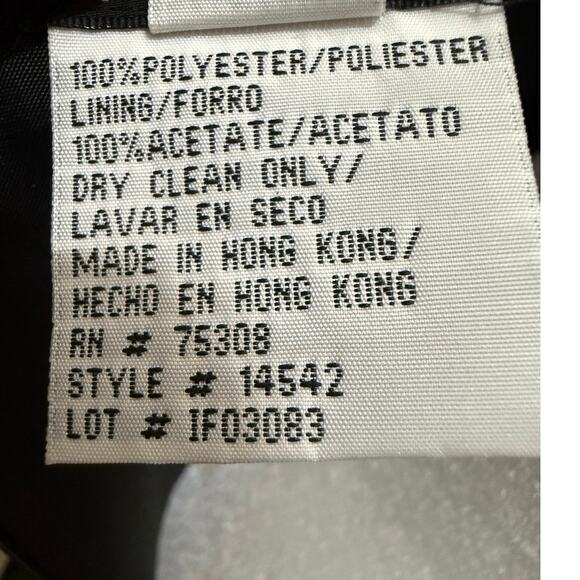 V intage 90s NIKI Black Evening Gown w Convertible Wrap – M/L - Picture 7 of 9